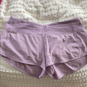EUC lululemon 2.5 speed short size 6